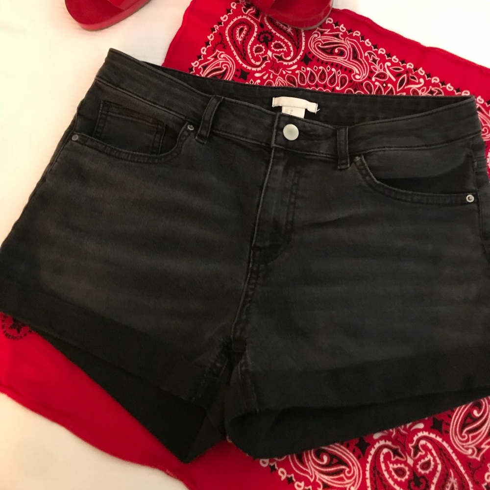 H&M black denim jeans